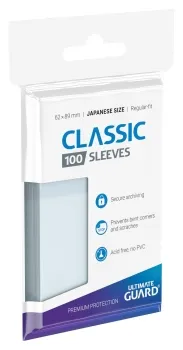 Ultimate Guard Classic Soft Sleeves Japanische Größe Transparent (100)